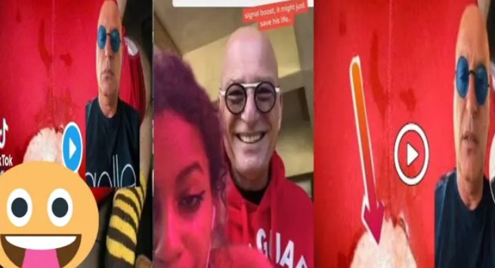 This is image from Howie Mandel's deleted TikTok video