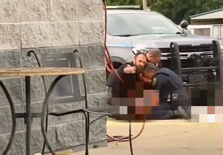 This photo is taken from the Arkansas Police Video